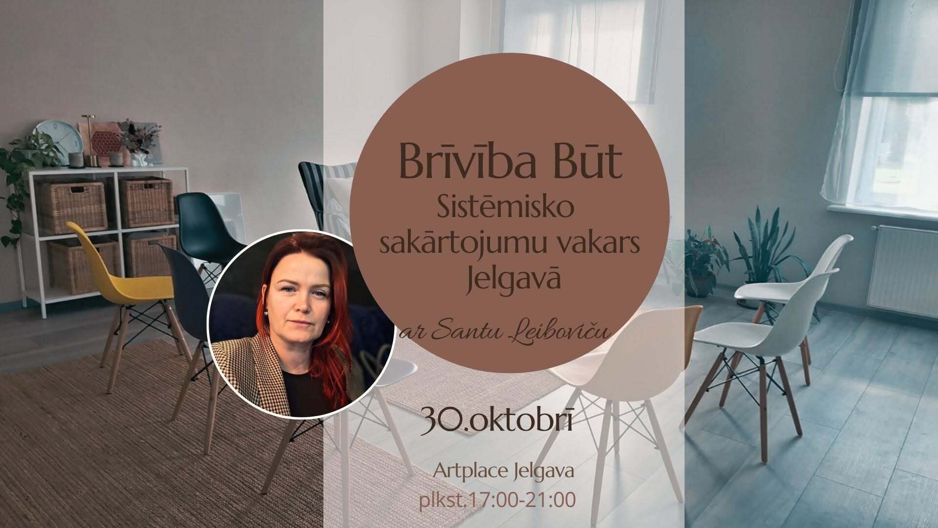 30. oktobrī Sistēmisko sakārtojumu vakars Jelgavā